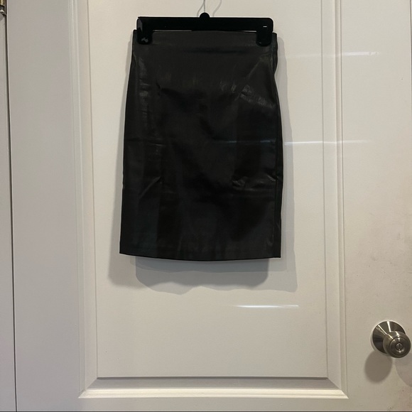 All Saints Metal Pencil Skirt - Picture 2 of 3